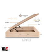 CANAPÉ DE MADERA ABATIBLE (30 MM)