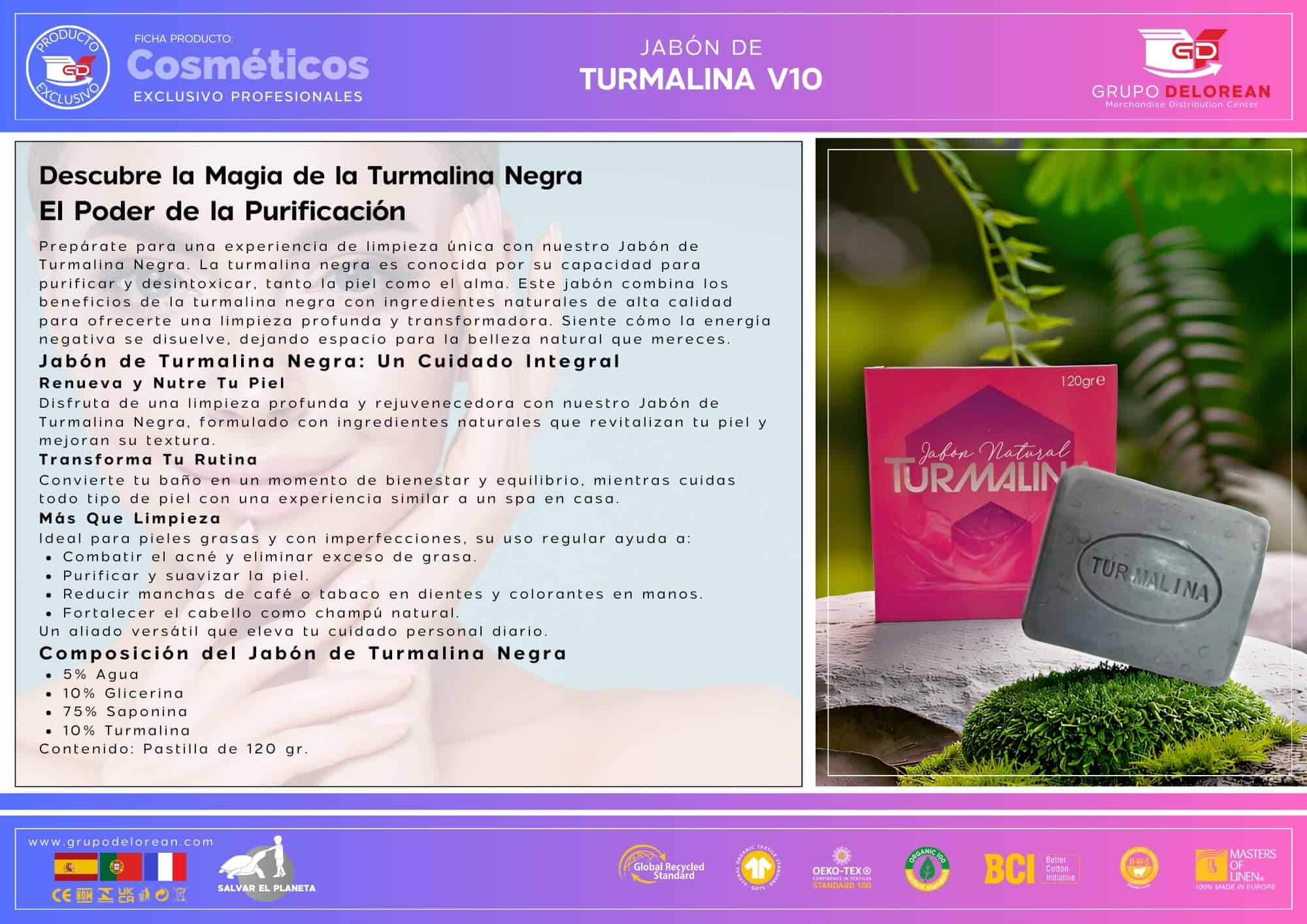 Jabón de Turmalina V10