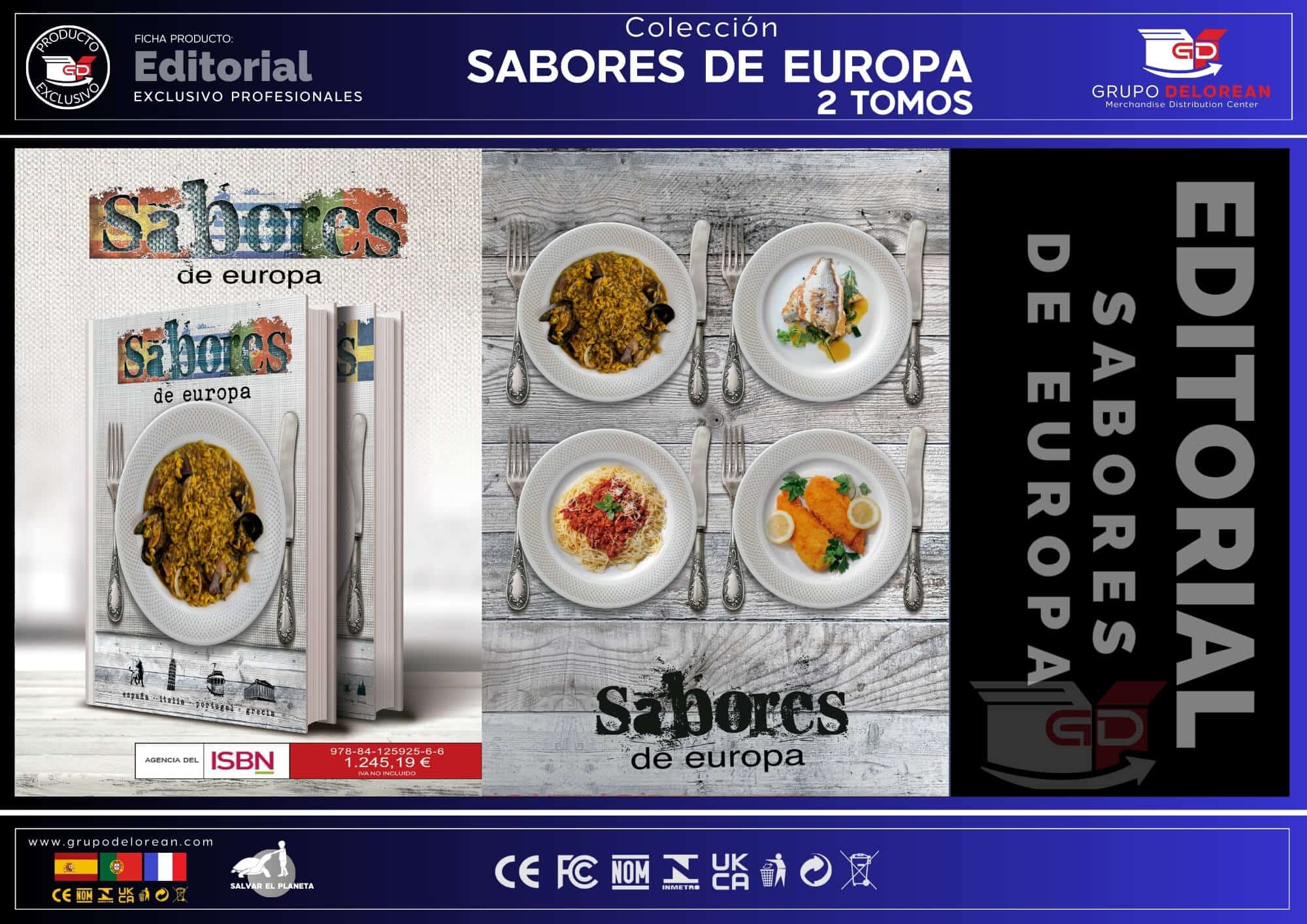 Colección Sabores de Europa 2 Tomos