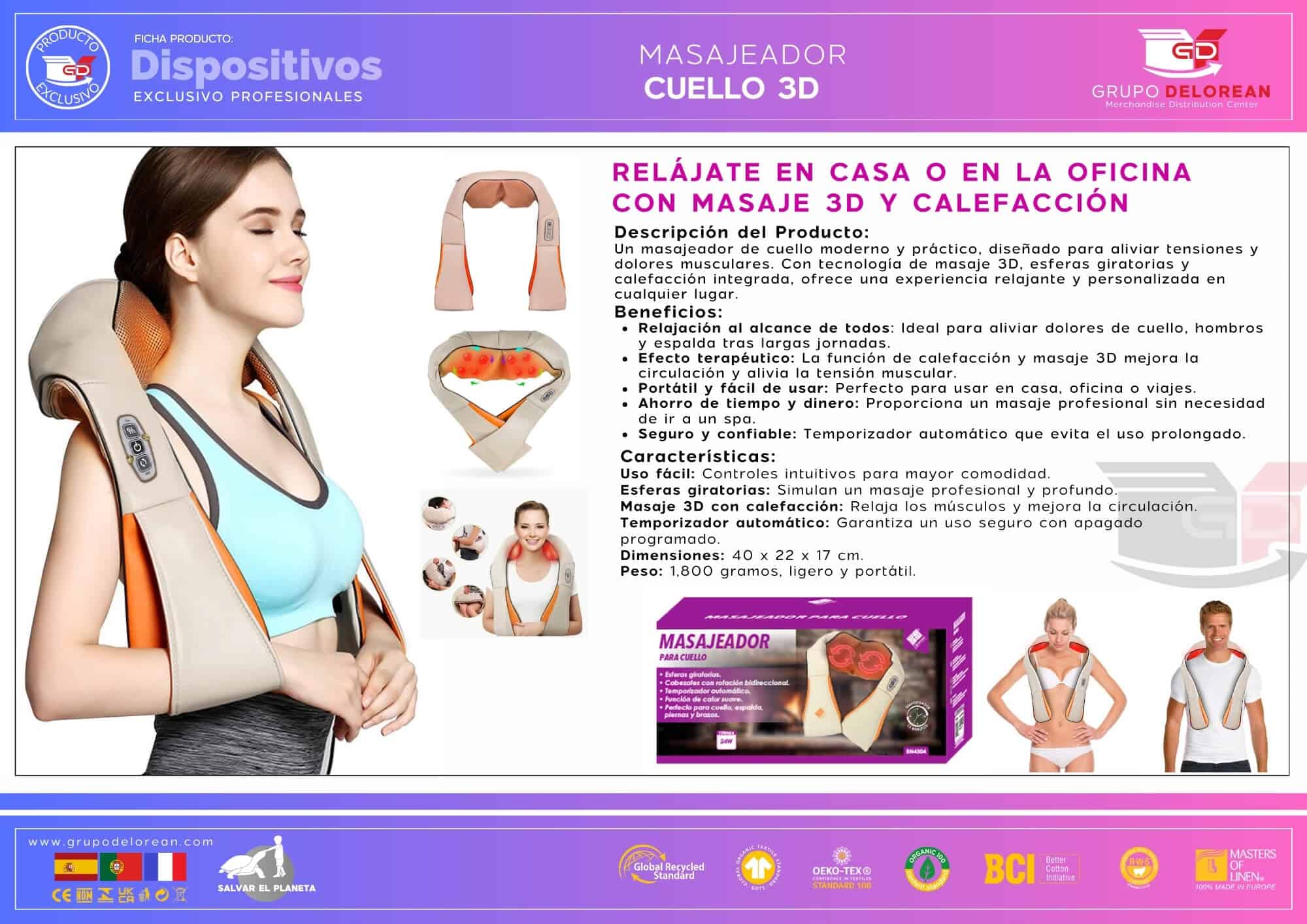 Masajeador de Cuello 3D