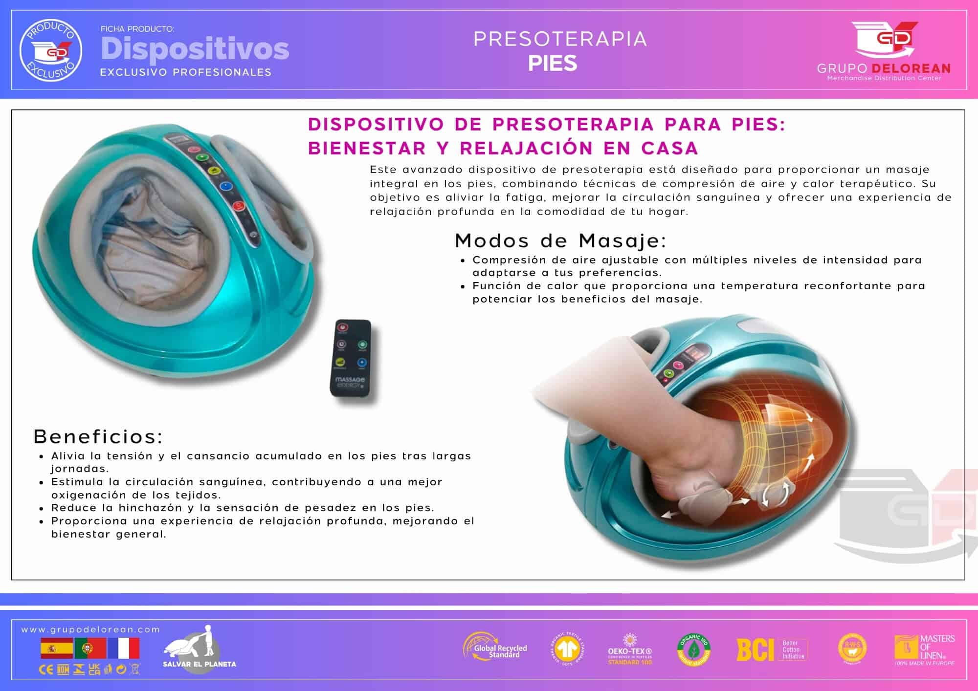 Presoterapia Pies