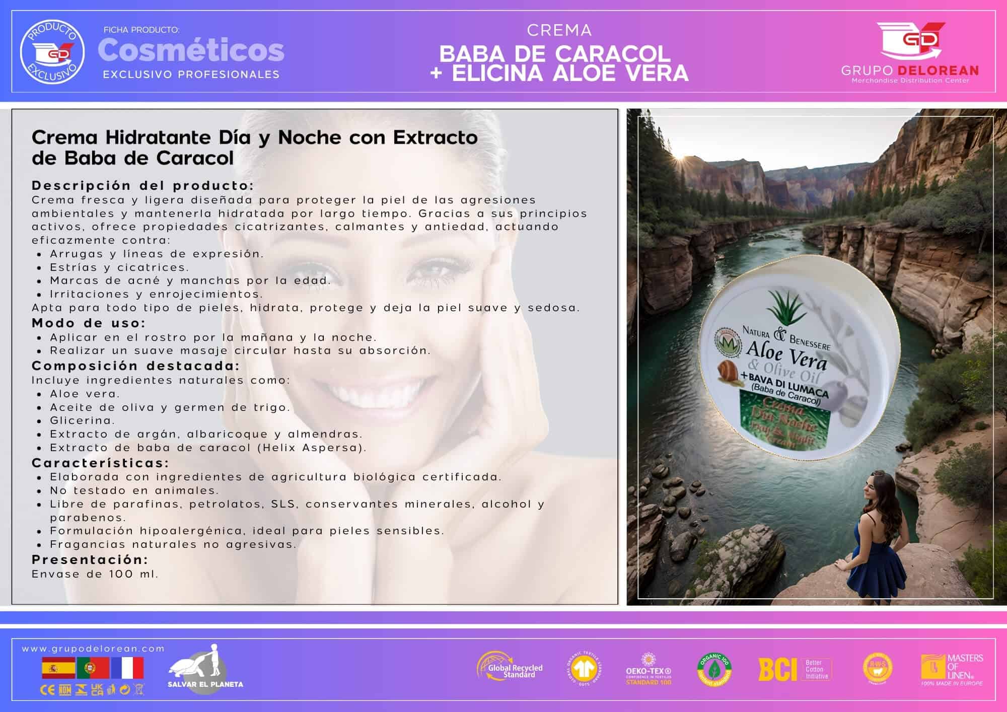 Crema Baba de Caracol