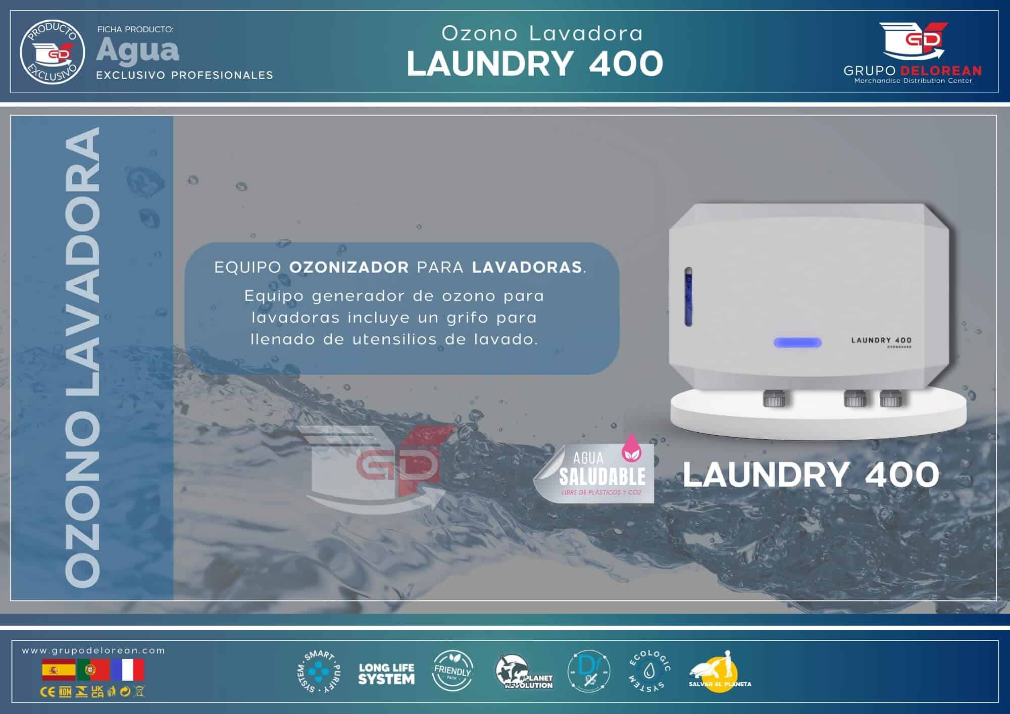 Ozono Lavadora Laundry 400