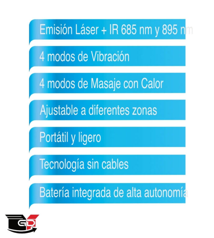 Cinturón láser lumbar-abdominal