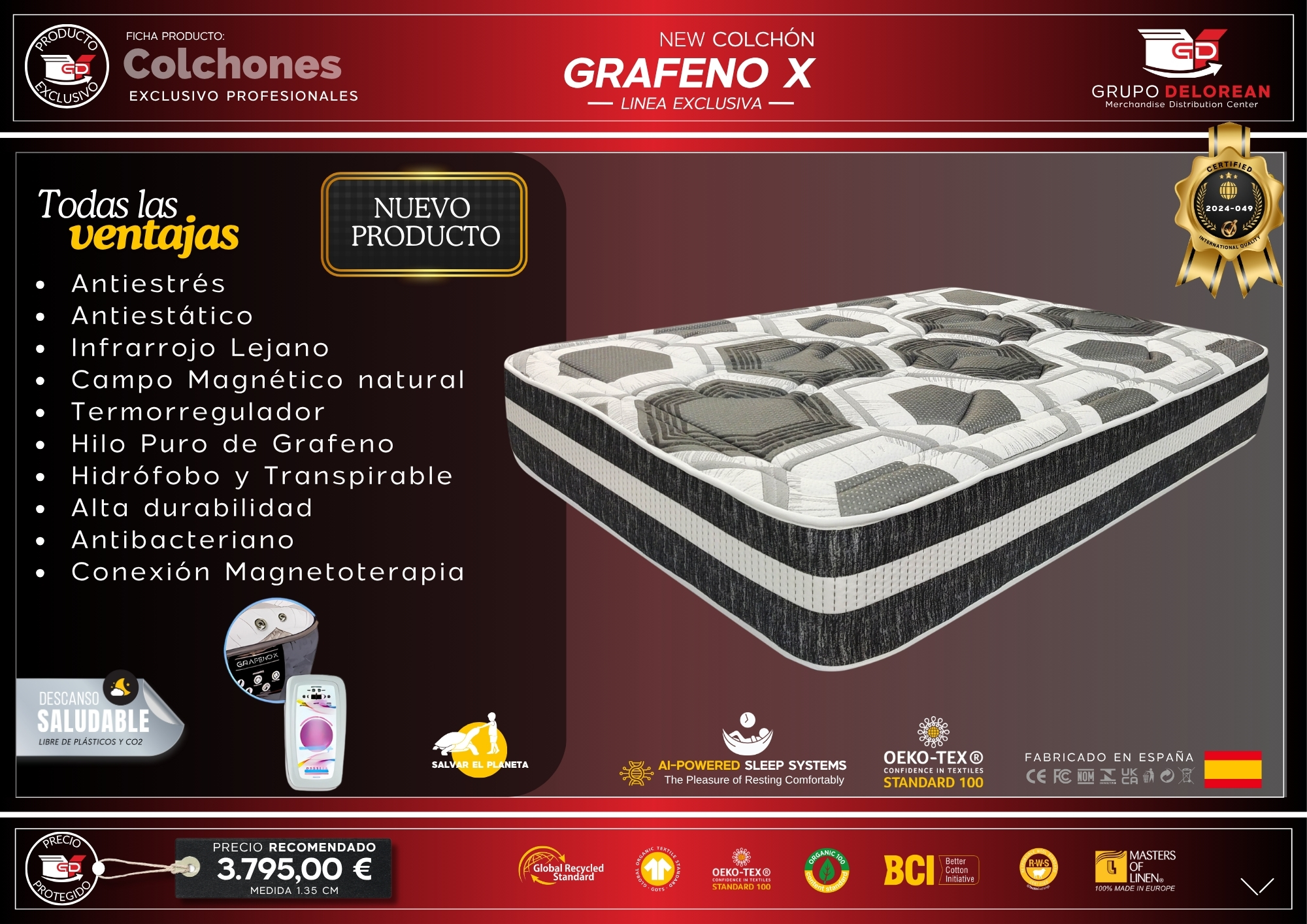Colchón Grafeno X